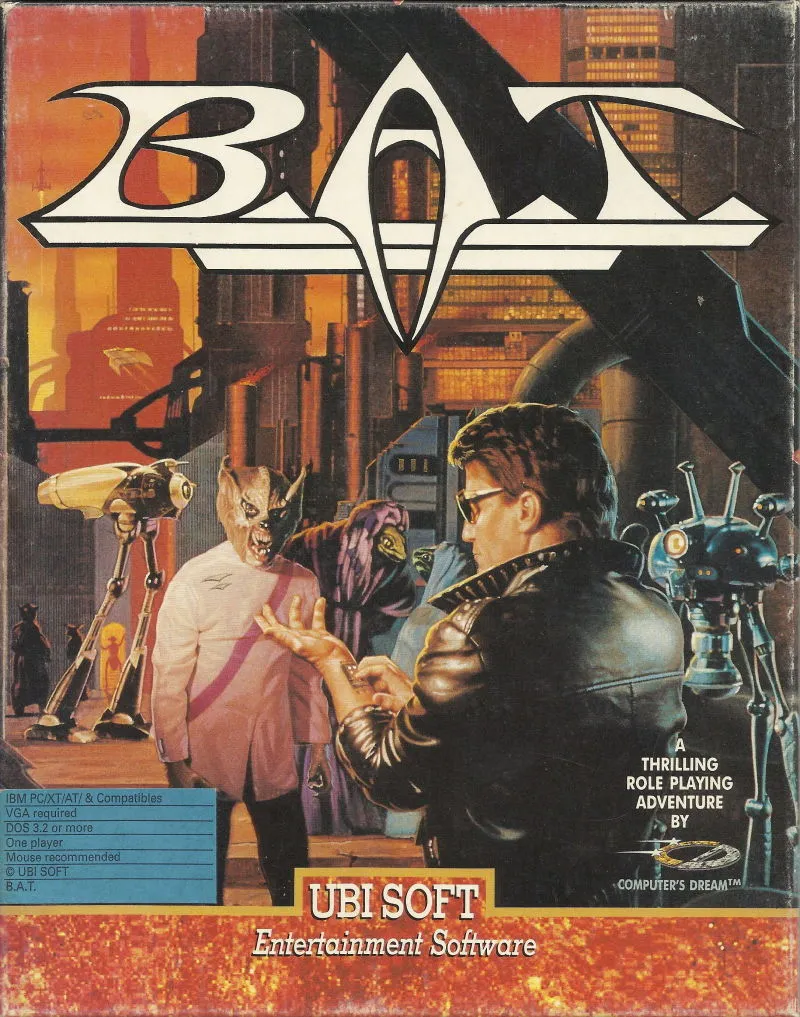 B.A.T. cover art for MS-DOS