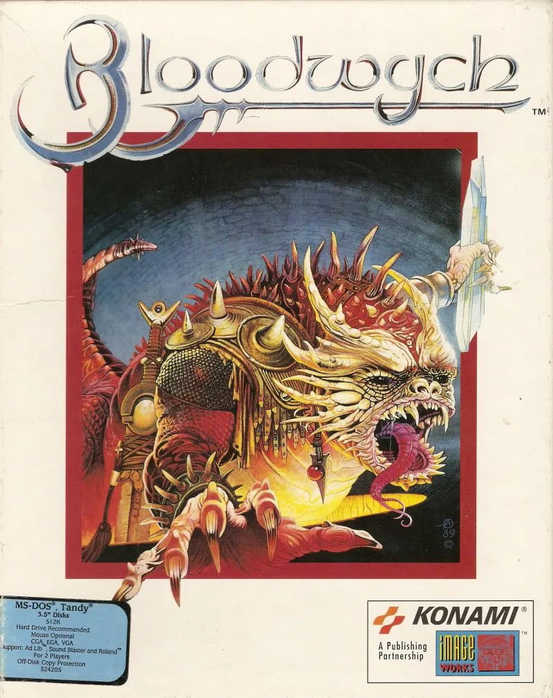 Bloodwych cover art for MS-DOS
