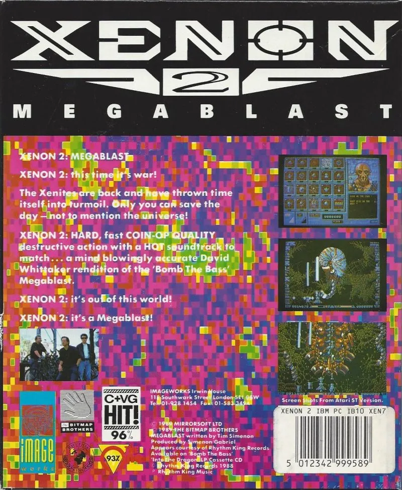 Backdrop artwork for Xenon 2: Megablast