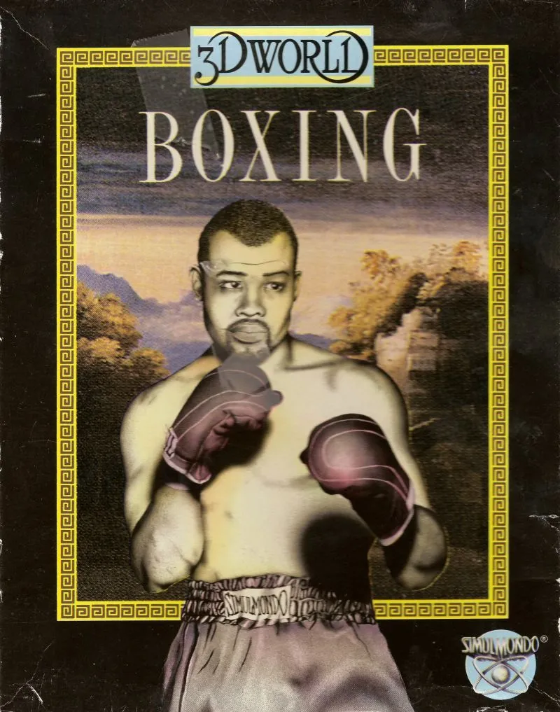3D World Boxing cover art for MS-DOS