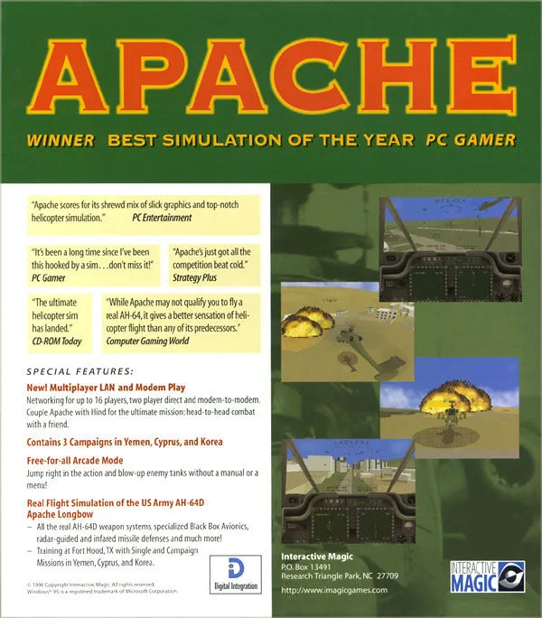 Apache box back