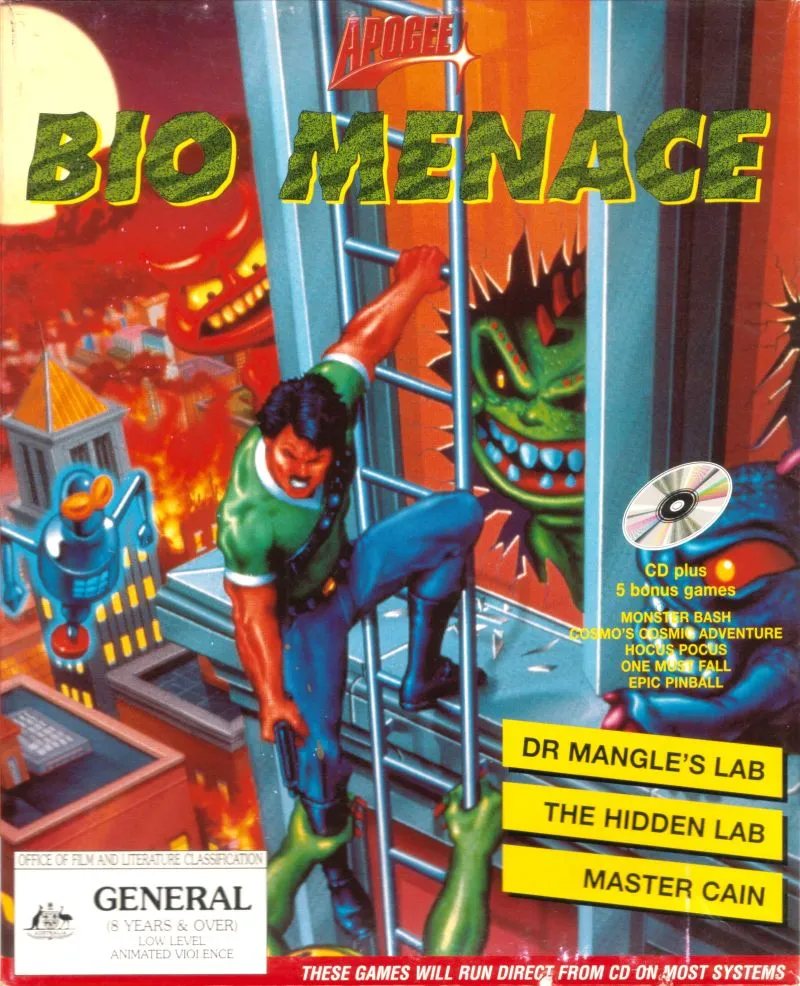 Backdrop artwork for Bio Menace