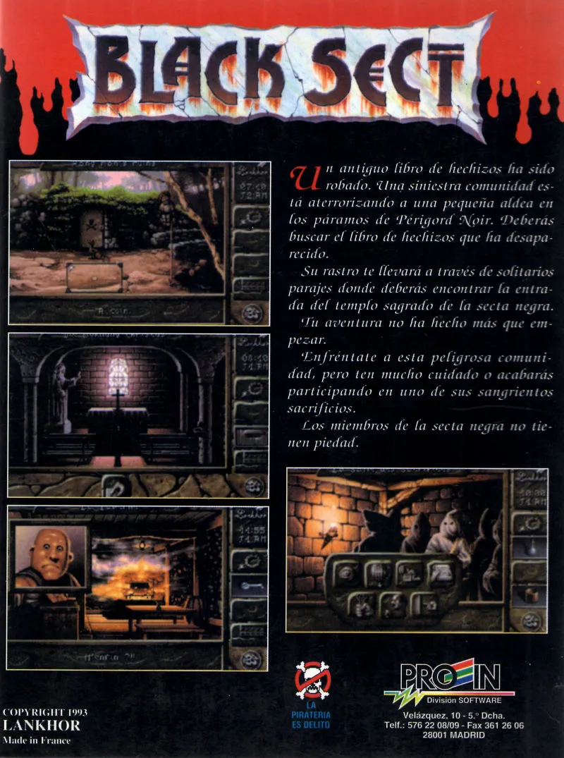 Black Sect box back