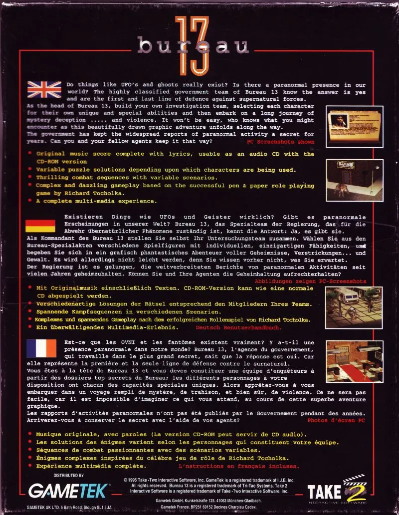 Bureau 13 box back