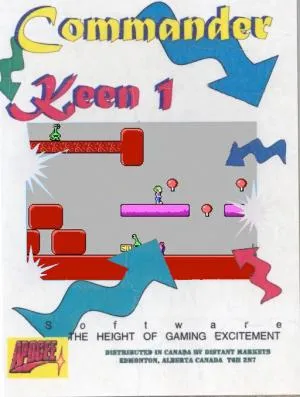 Commander Keen 1: Marooned on Mars box art