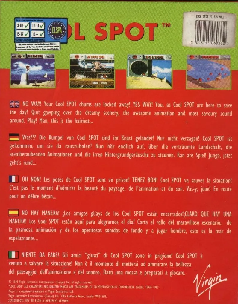 Cool Spot box back
