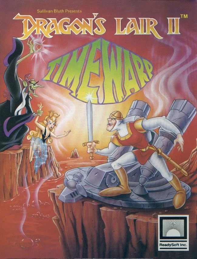 Backdrop artwork for Dragon's Lair II: Time Warp