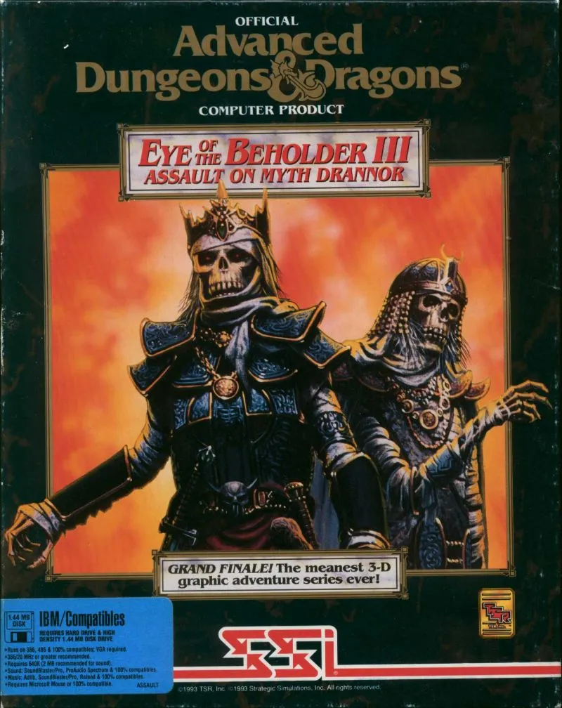 Eye of The Beholder III: Assault on Myth Drannor box art
