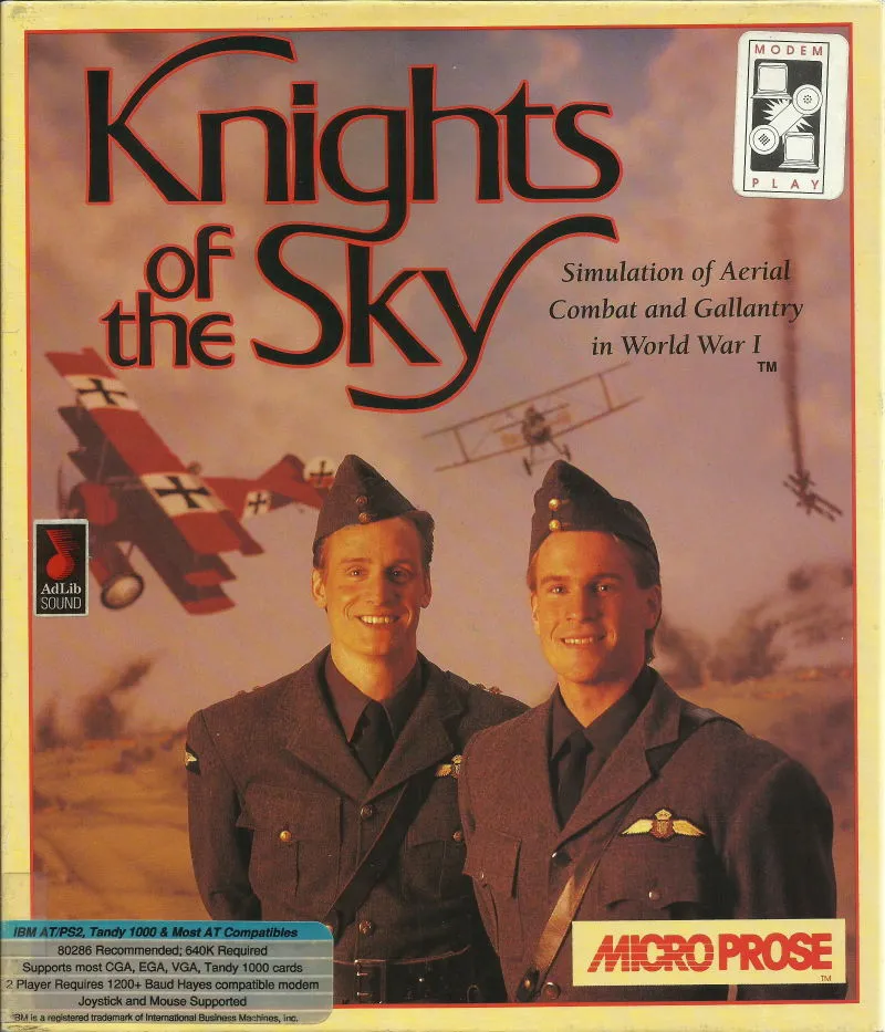 Backdrop artwork for Knights of the Sky