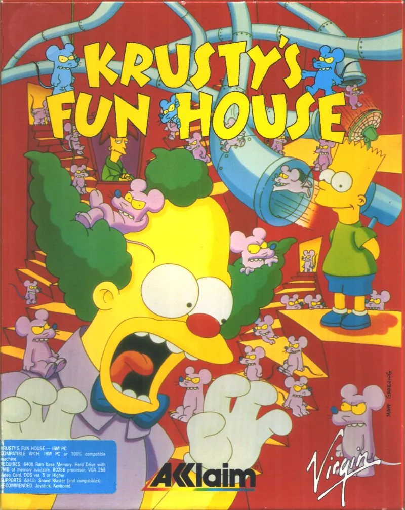 Backdrop artwork for Krusty's Fun House