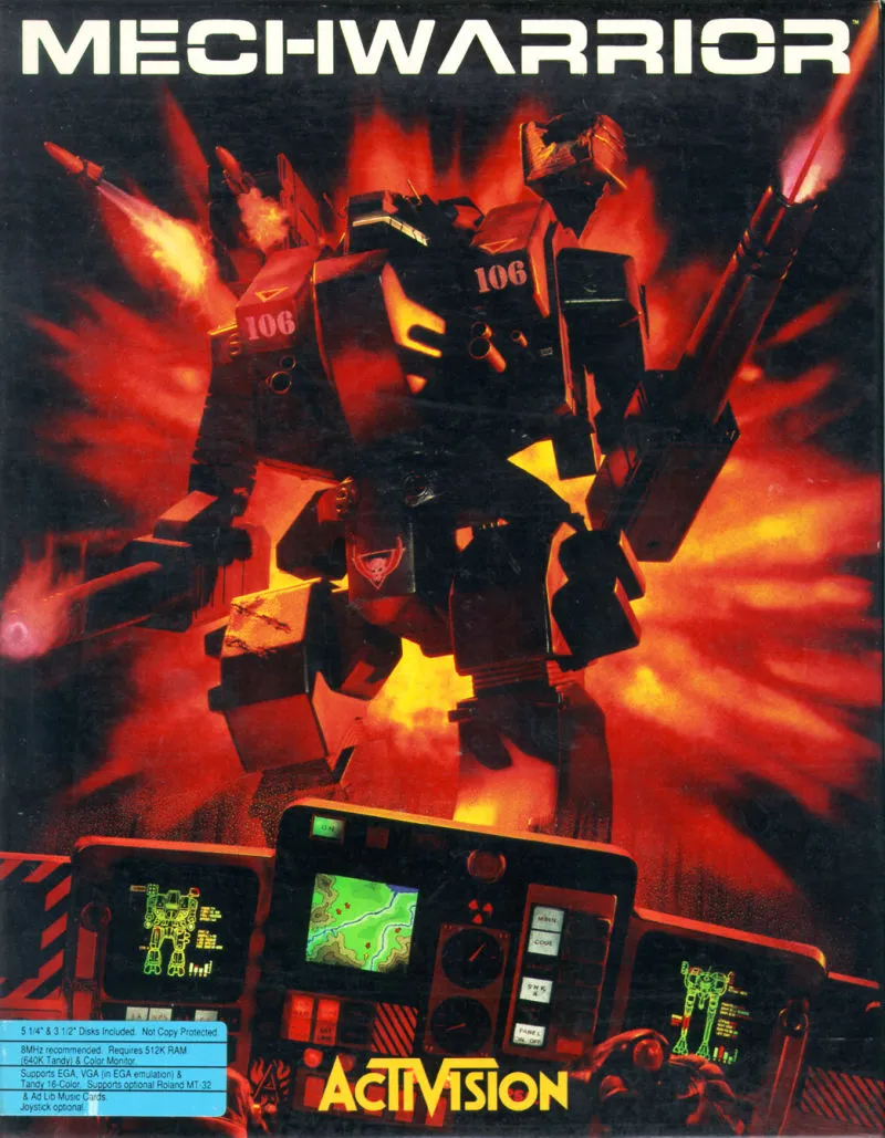Backdrop artwork for MechWarrior
