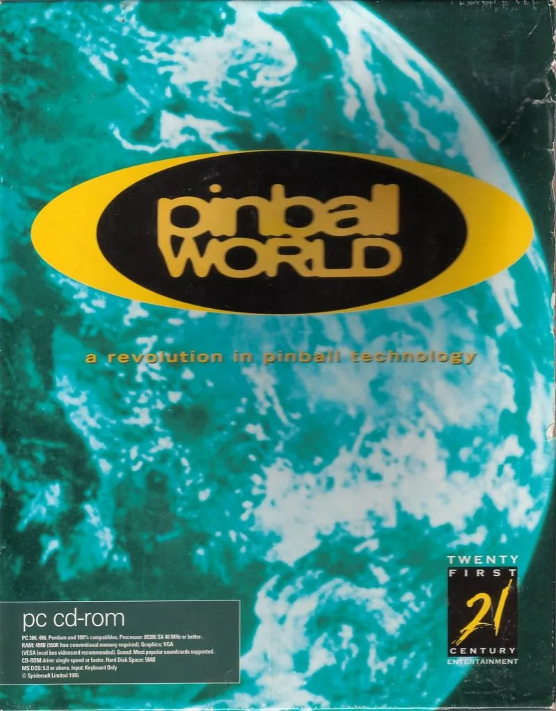 Backdrop artwork for Pinball World