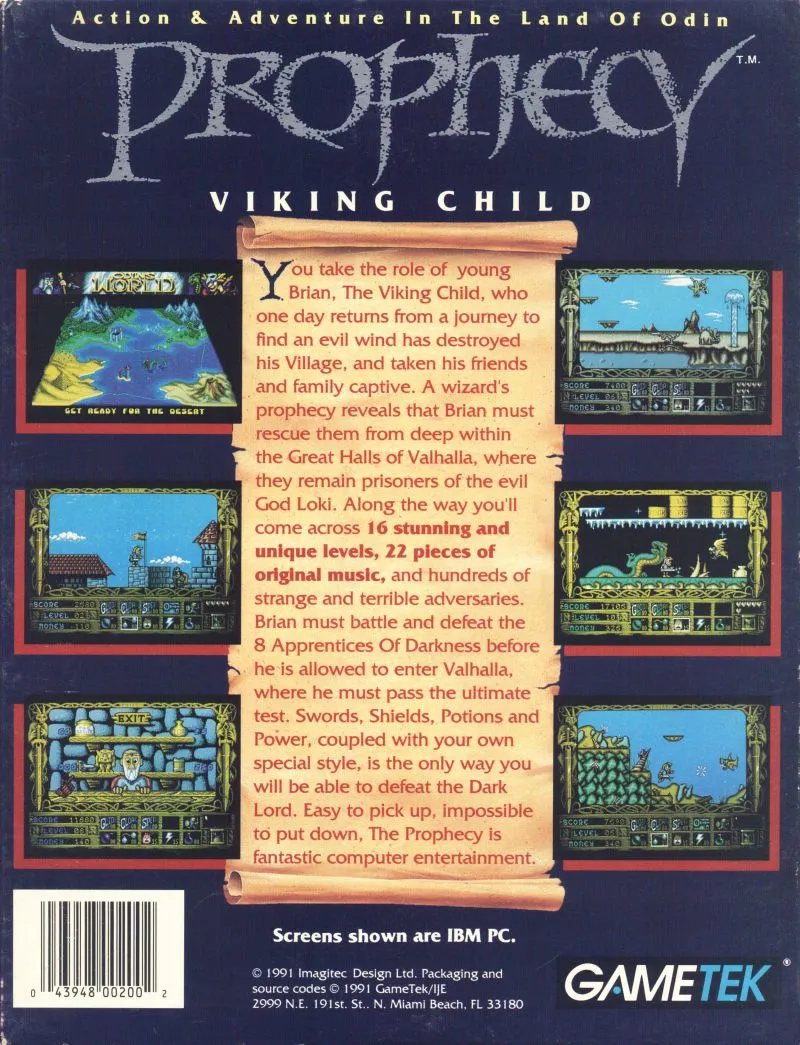Backdrop artwork for Prophecy: Viking Child