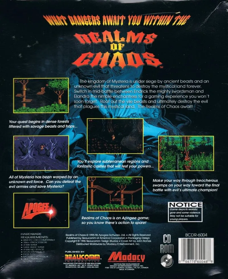Realms of Chaos box back