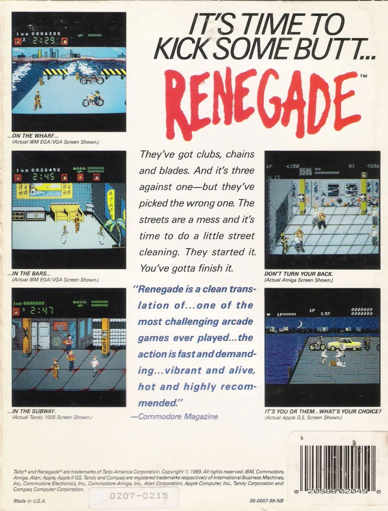 Backdrop artwork for Renegade