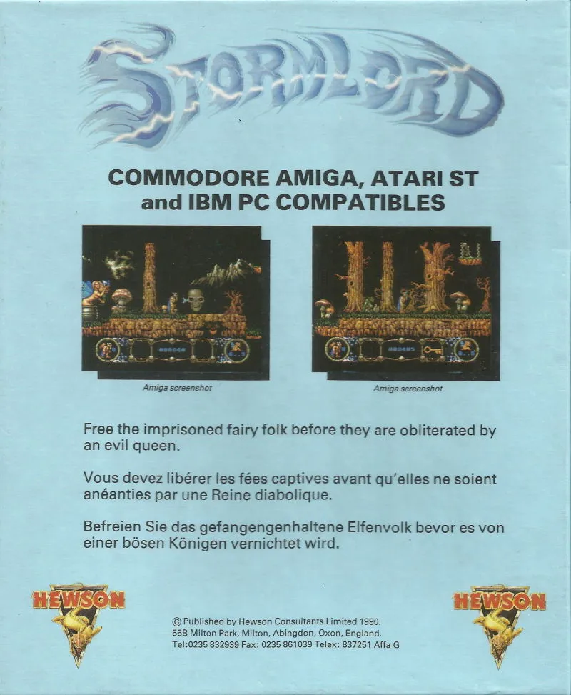 Backdrop artwork for Stormlord