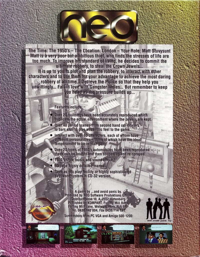 The Clue! box back