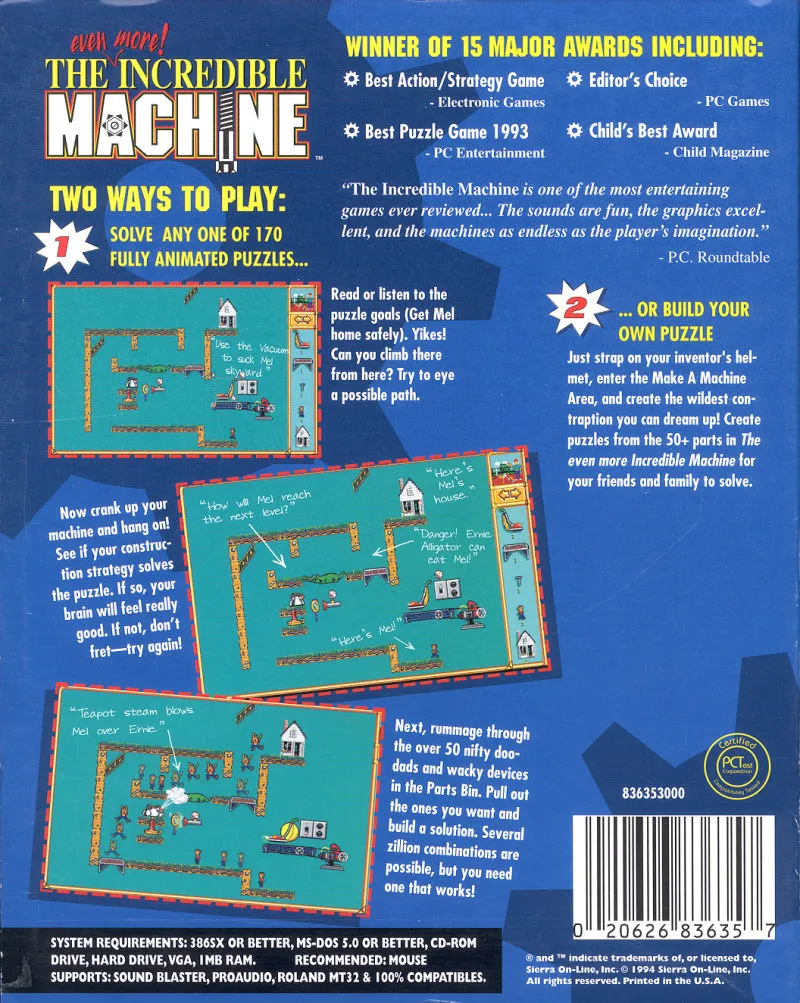 Backdrop artwork for The Even More Incredible Machine