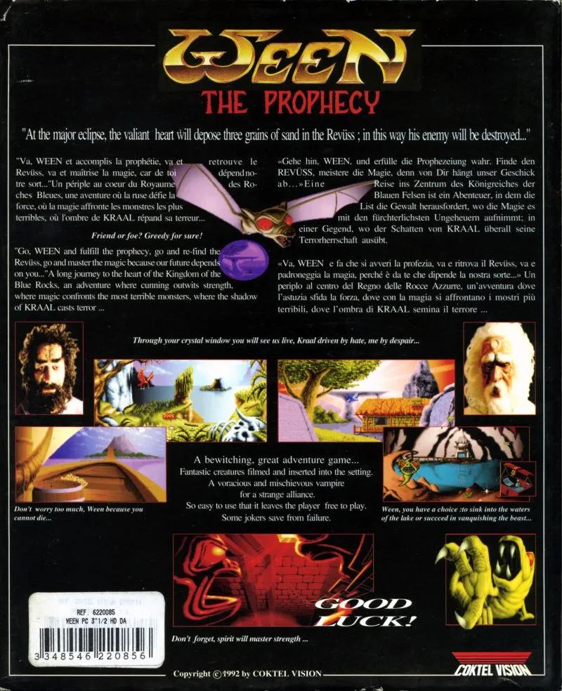 Backdrop artwork for Ween: The Prophecy