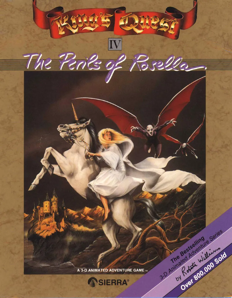 Backdrop artwork for King's Quest IV: The Perils of Rosella