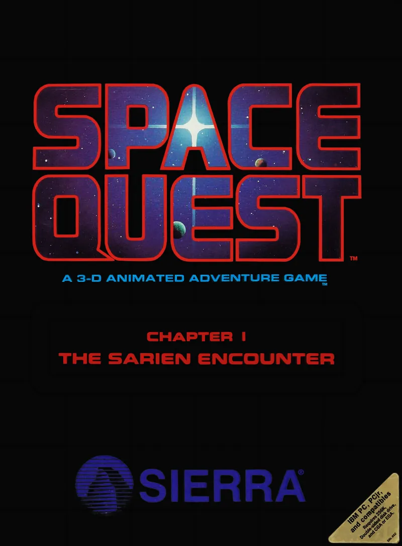 Backdrop artwork for Space Quest I: The Sarien Encounter