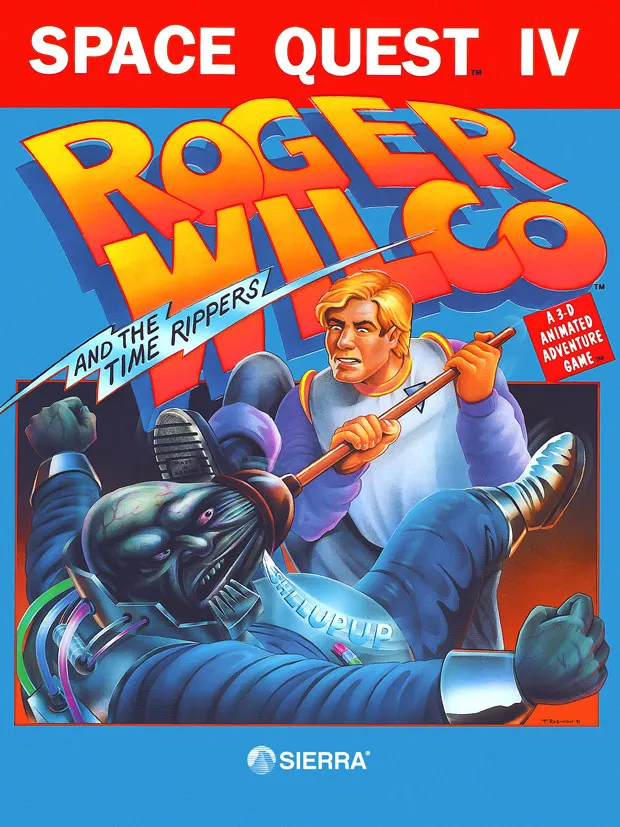 Backdrop artwork for Space Quest IV: Roger Wilco and the Time Rippers