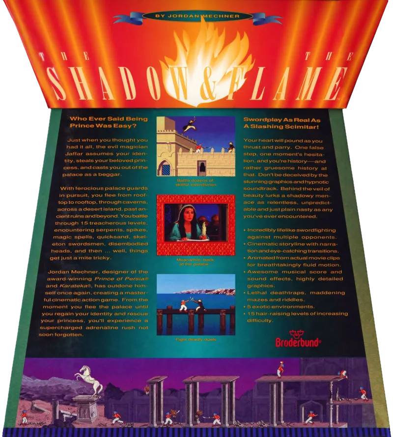 Prince of Persia 2: The Shadow & The Flame box back