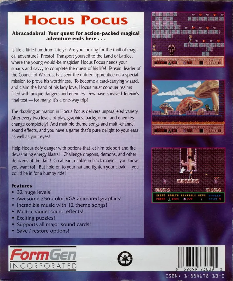 Hocus Pocus box back