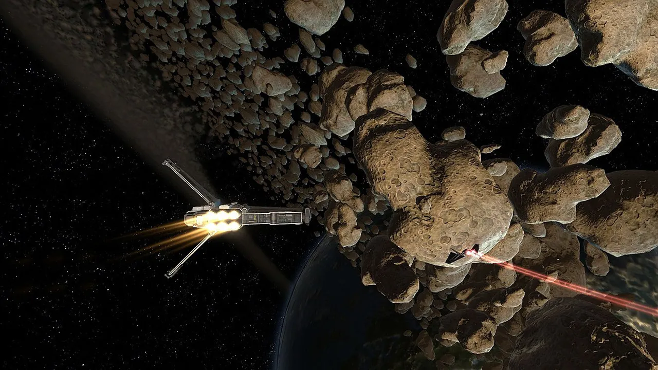 Backdrop artwork for Asteroids Hyper 64