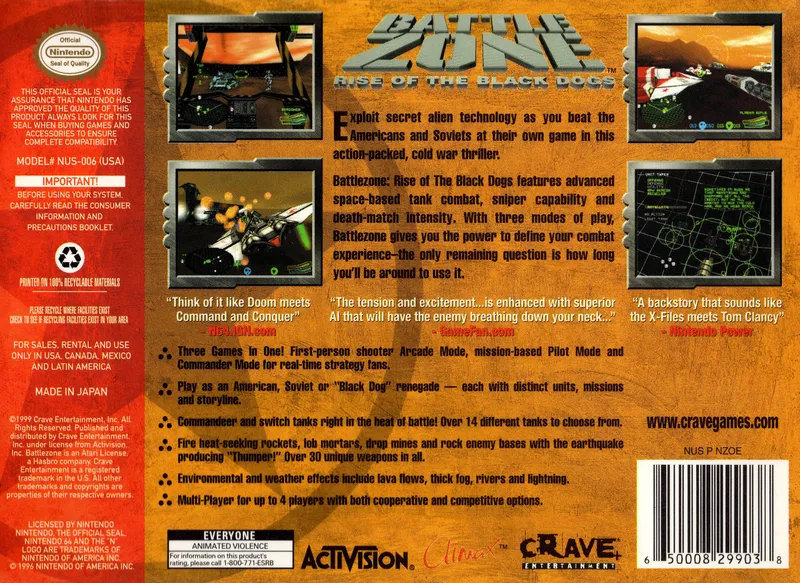 Battlezone: Rise of the Black Dogs box back