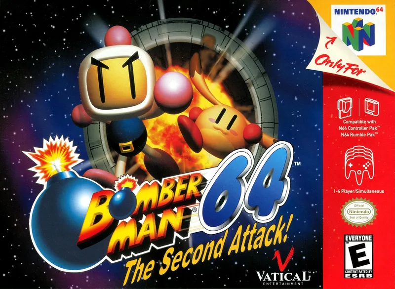 Bomberman 64: The Second Attack! box art