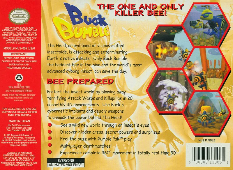 Buck Bumble box back