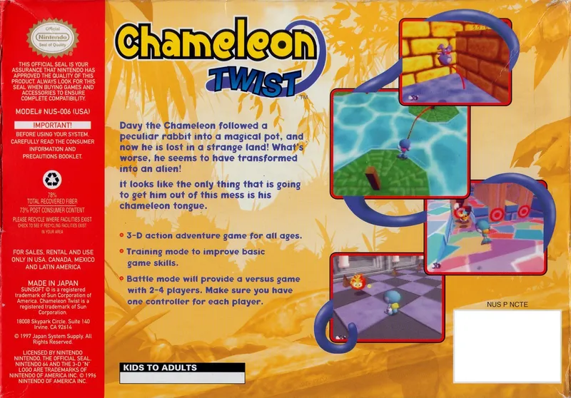 Chameleon Twist box back