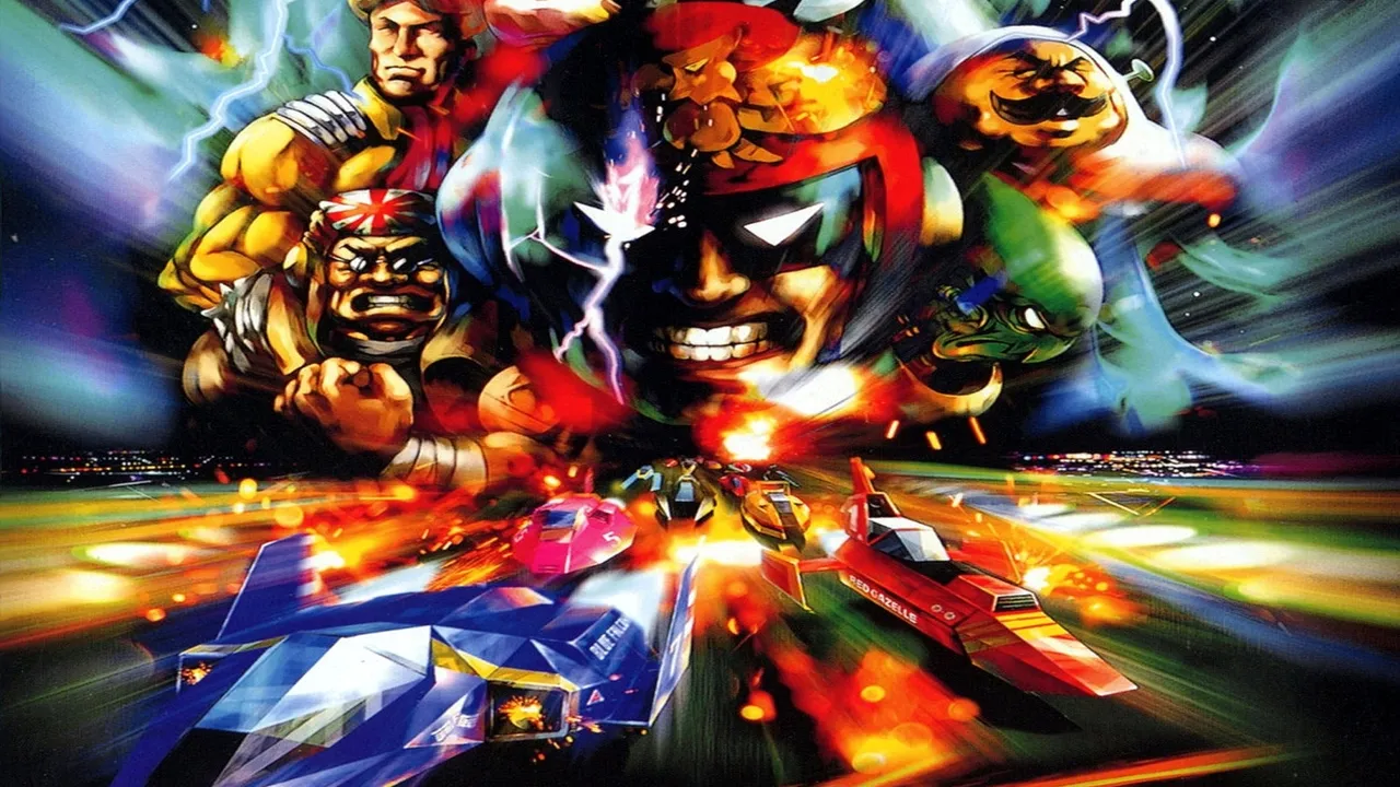 Backdrop artwork for F-Zero X