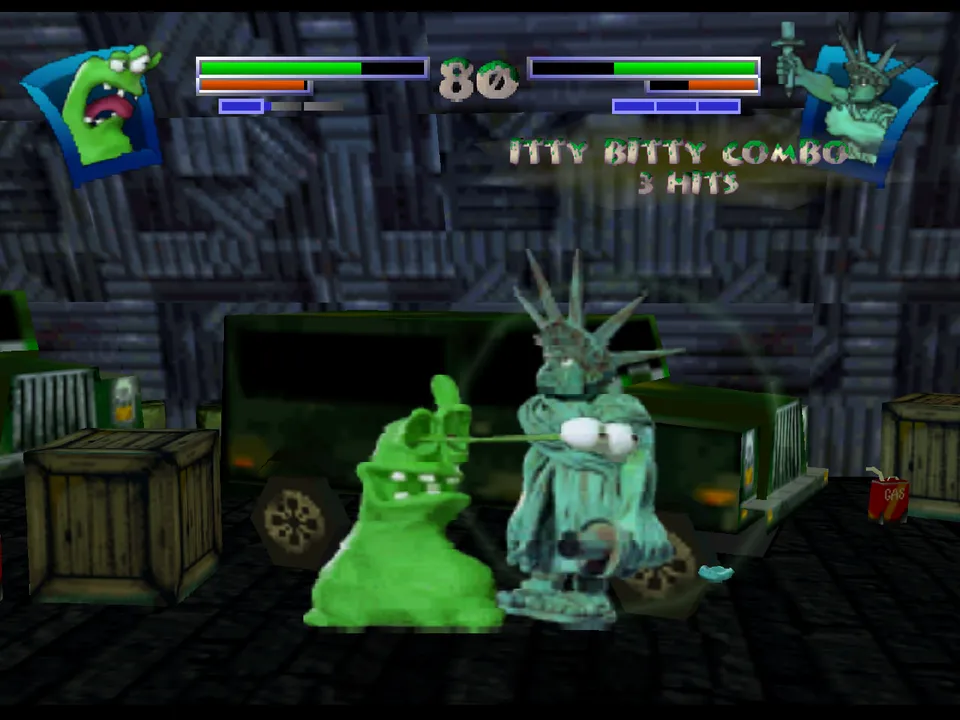 Backdrop artwork for Clay Fighter: Sculptor's Cut