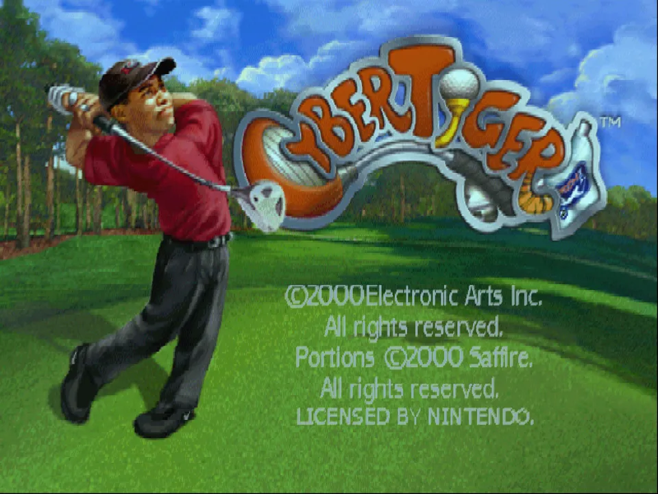 CyberTiger screenshot