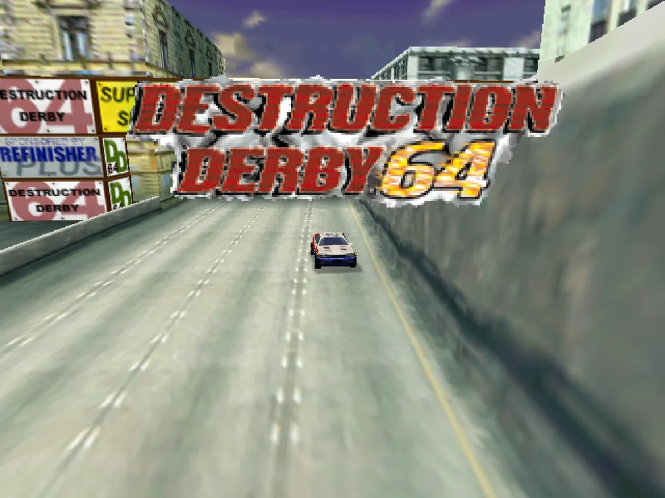 Destruction Derby 64 screenshot