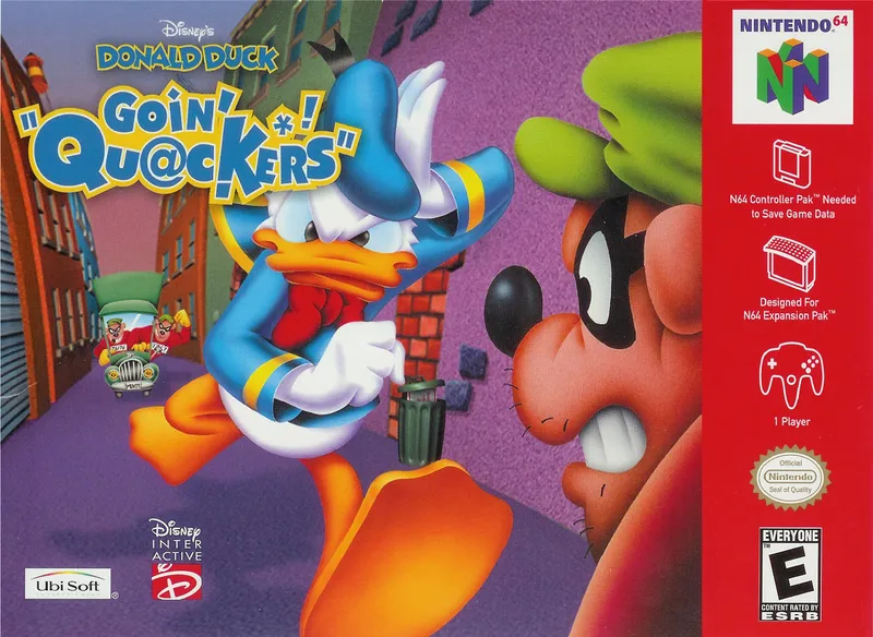 Donald Duck: Goin' Quackers box art