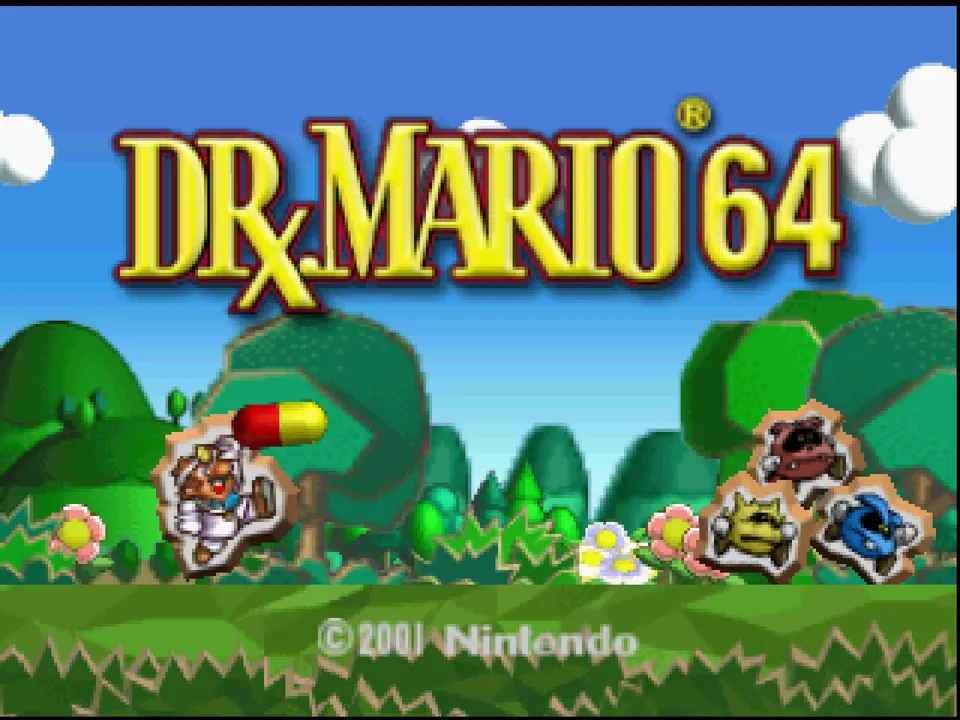 Dr. Mario 64 screenshot