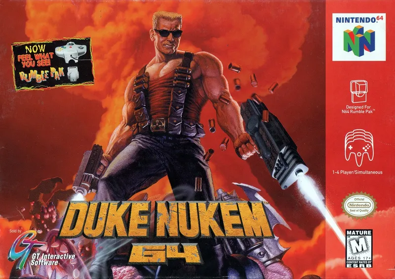 Duke Nukem 64 box art