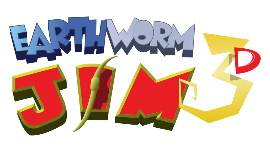 Earthworm Jim 3D logo