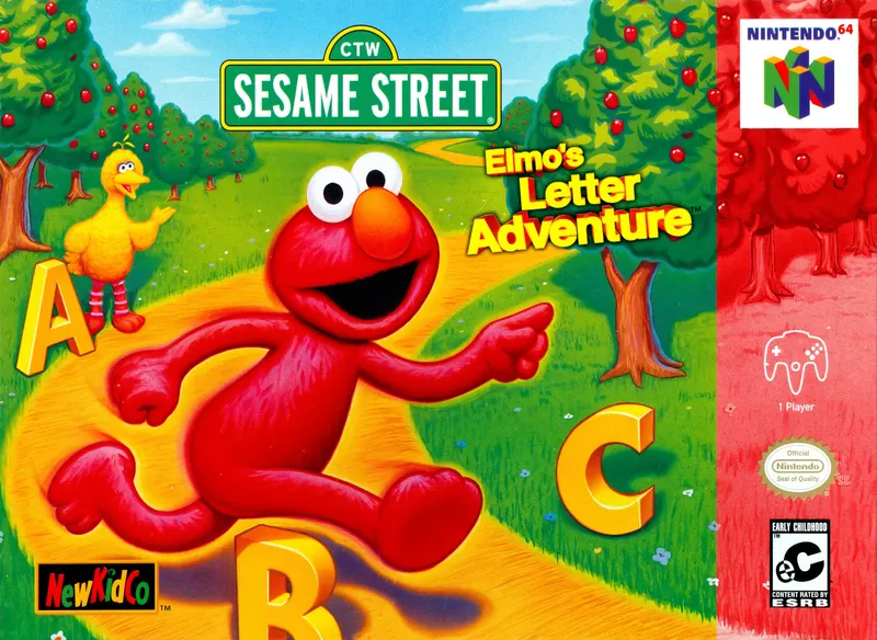 Sesame Street: Elmo's Letter Adventure box art