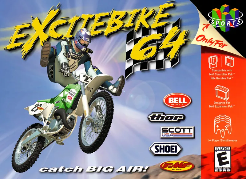 Excitebike 64 box art