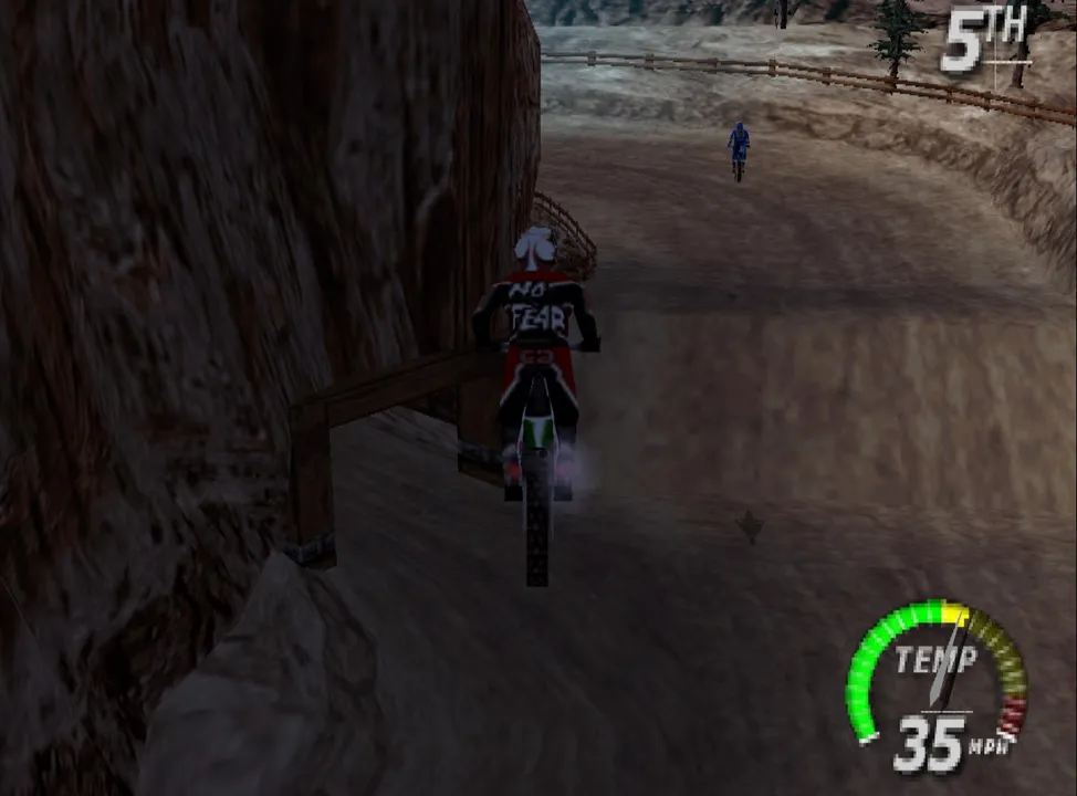 Backdrop artwork for Excitebike 64