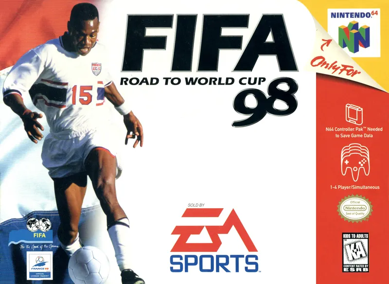 FIFA: Road to World Cup 98 box art
