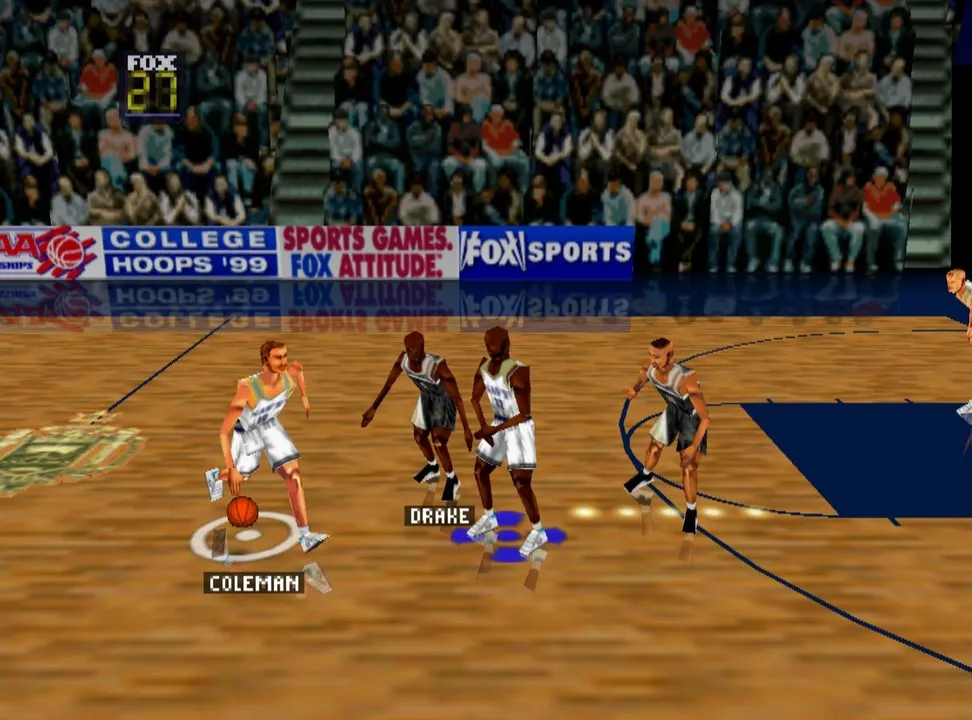 Backdrop artwork for Fox Sports College Hoops '99