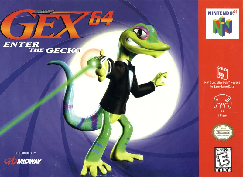 Gex 64: Enter the Gecko box art