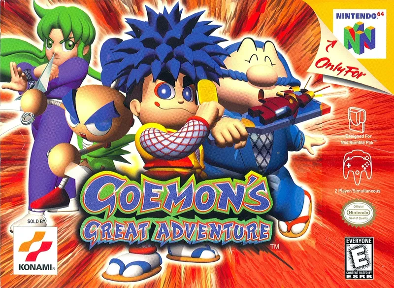 Goemon's Great Adventure box art