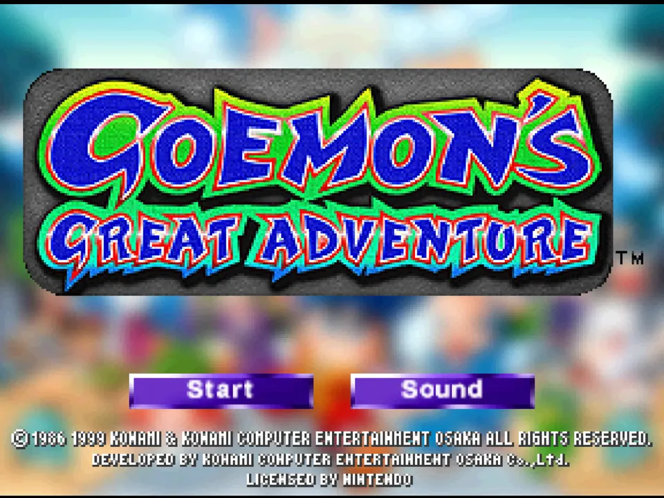 Goemon's Great Adventure screenshot