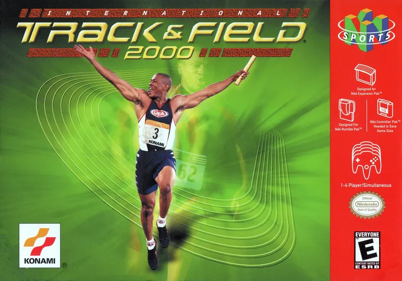 International Track & Field 2000 box art